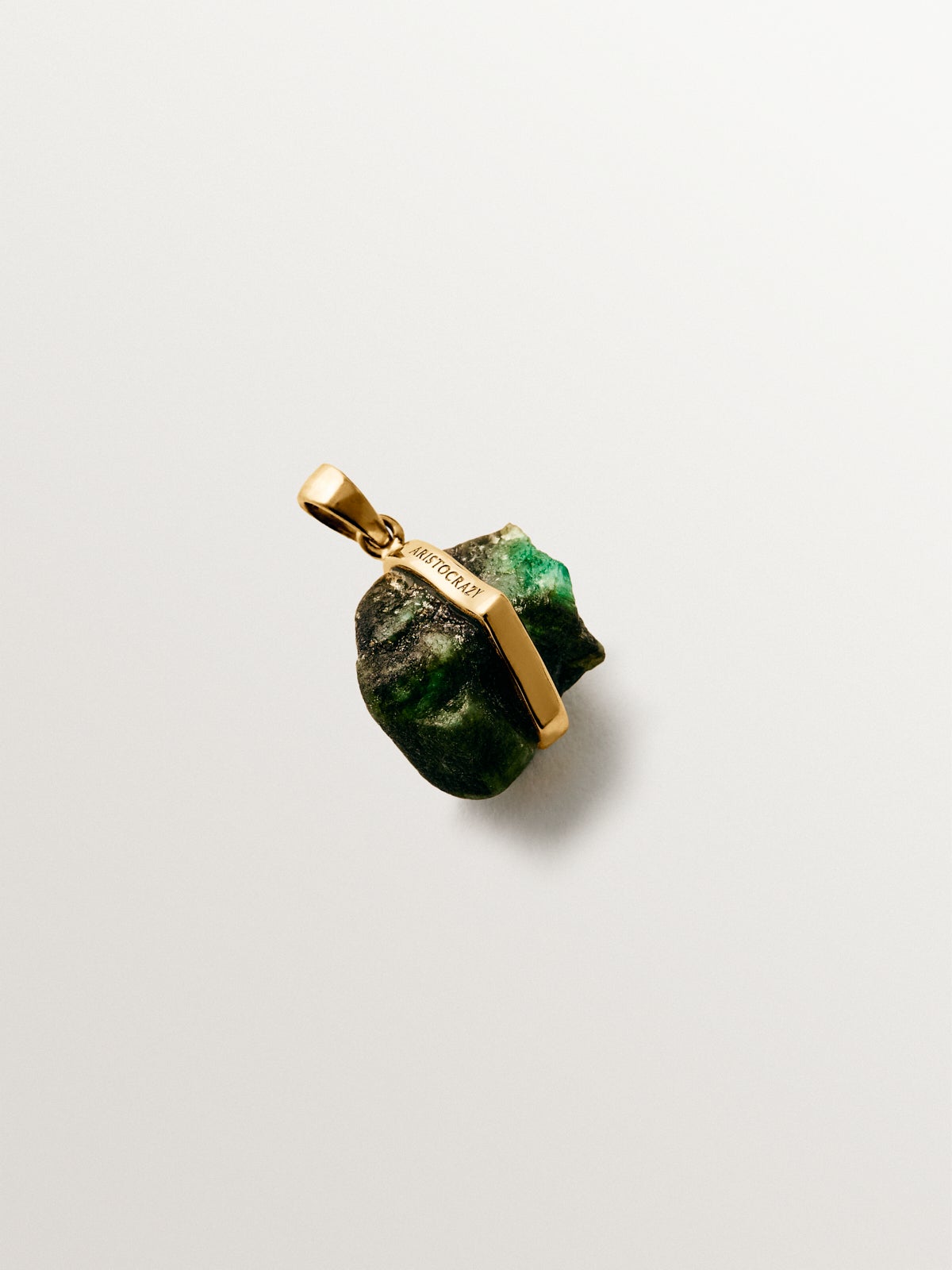 Mayo birthstone charm with emerald