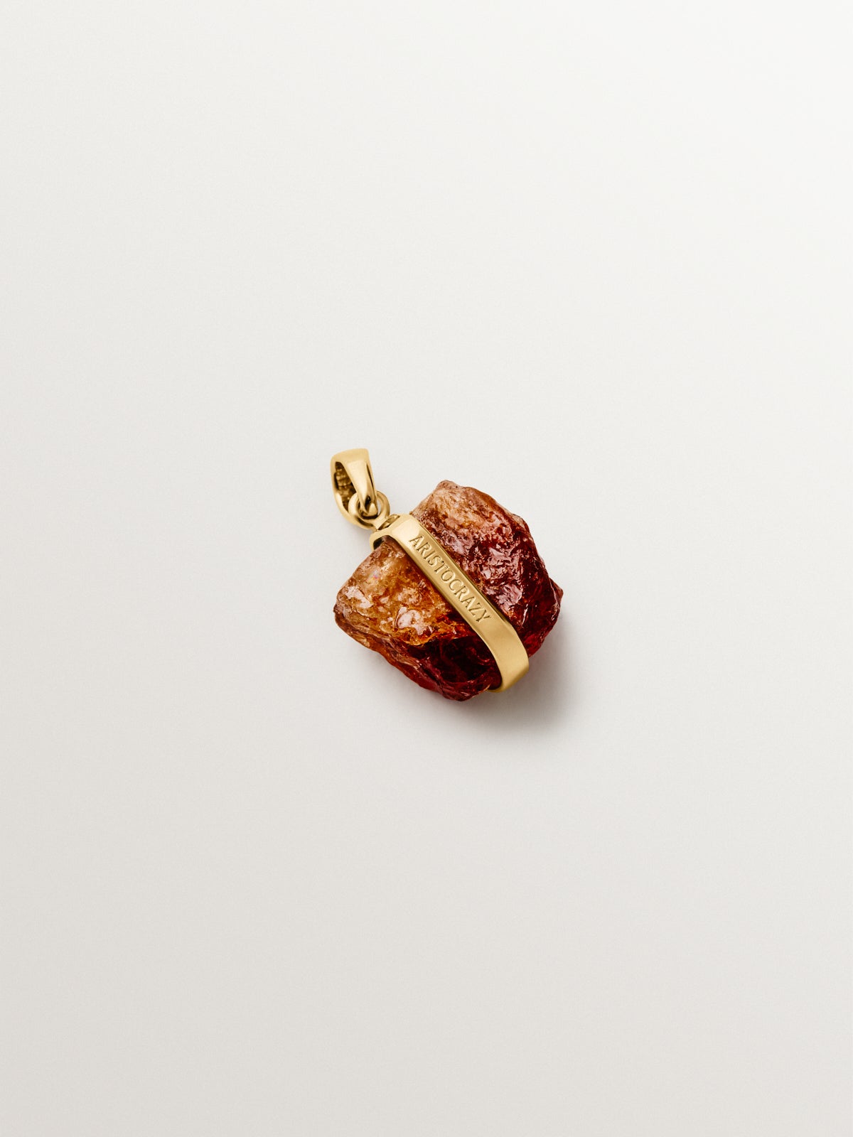 January birthstone charm with garnet