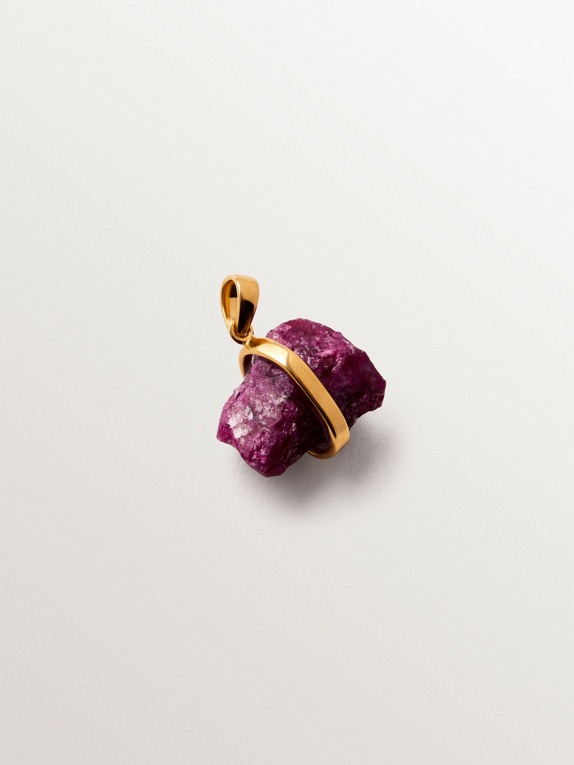 July birthstone charm with ruby