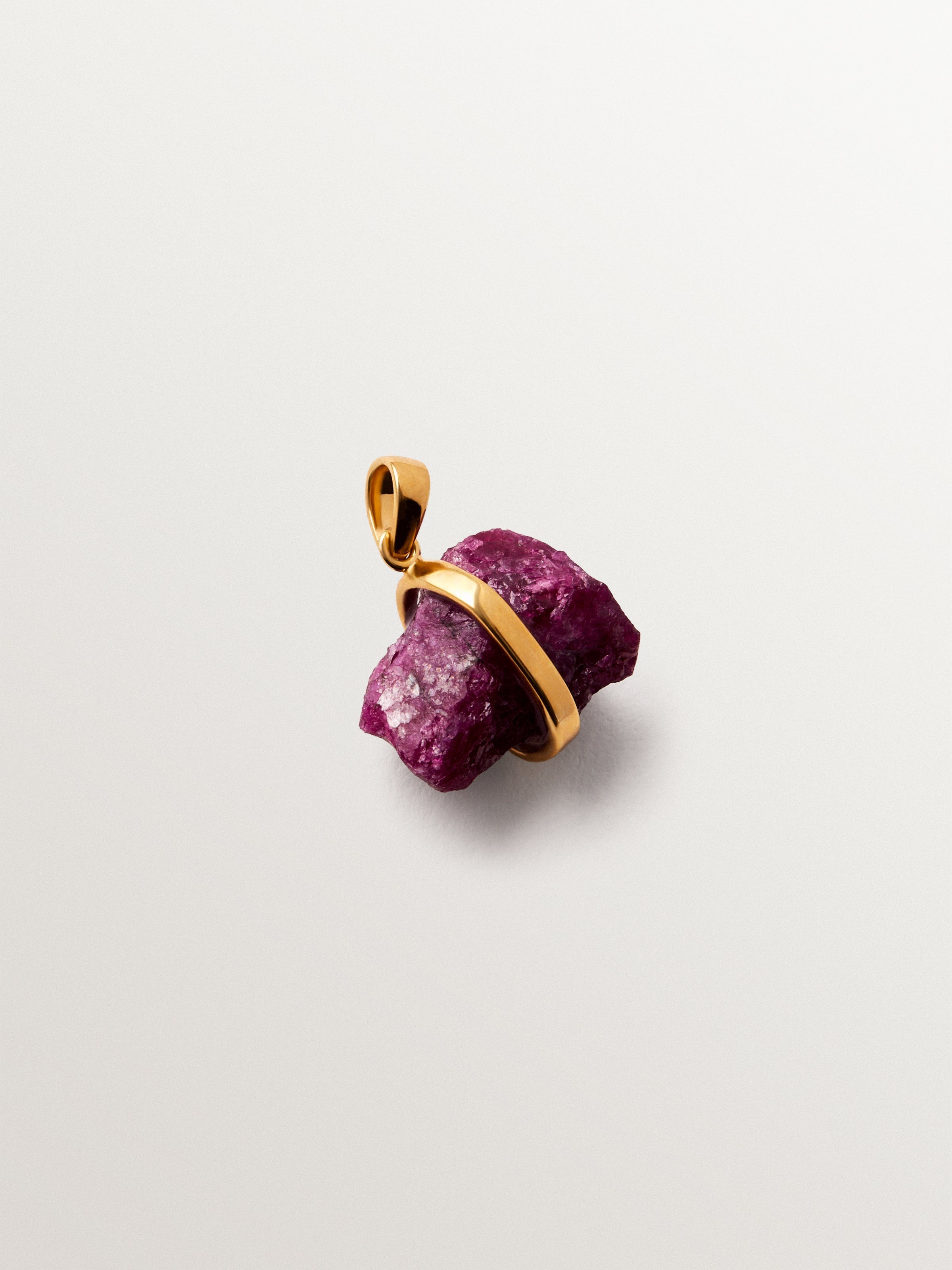 July birthstone charm with ruby