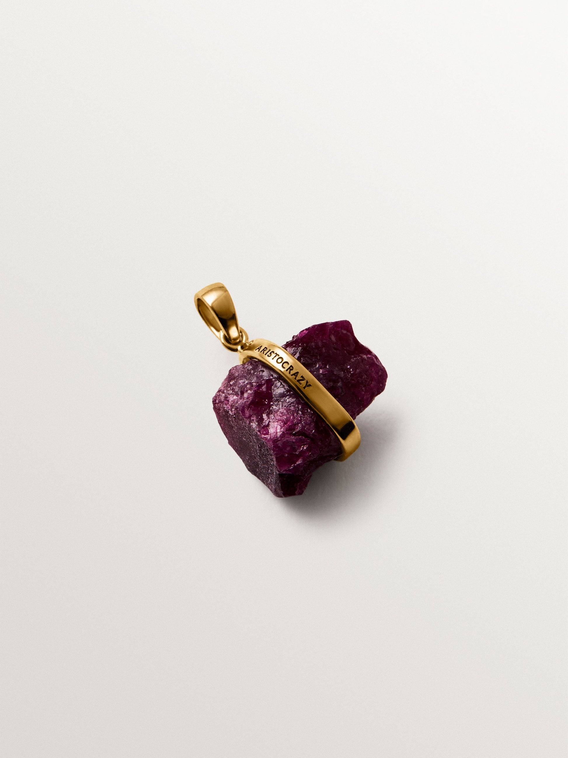 July birthstone charm with ruby