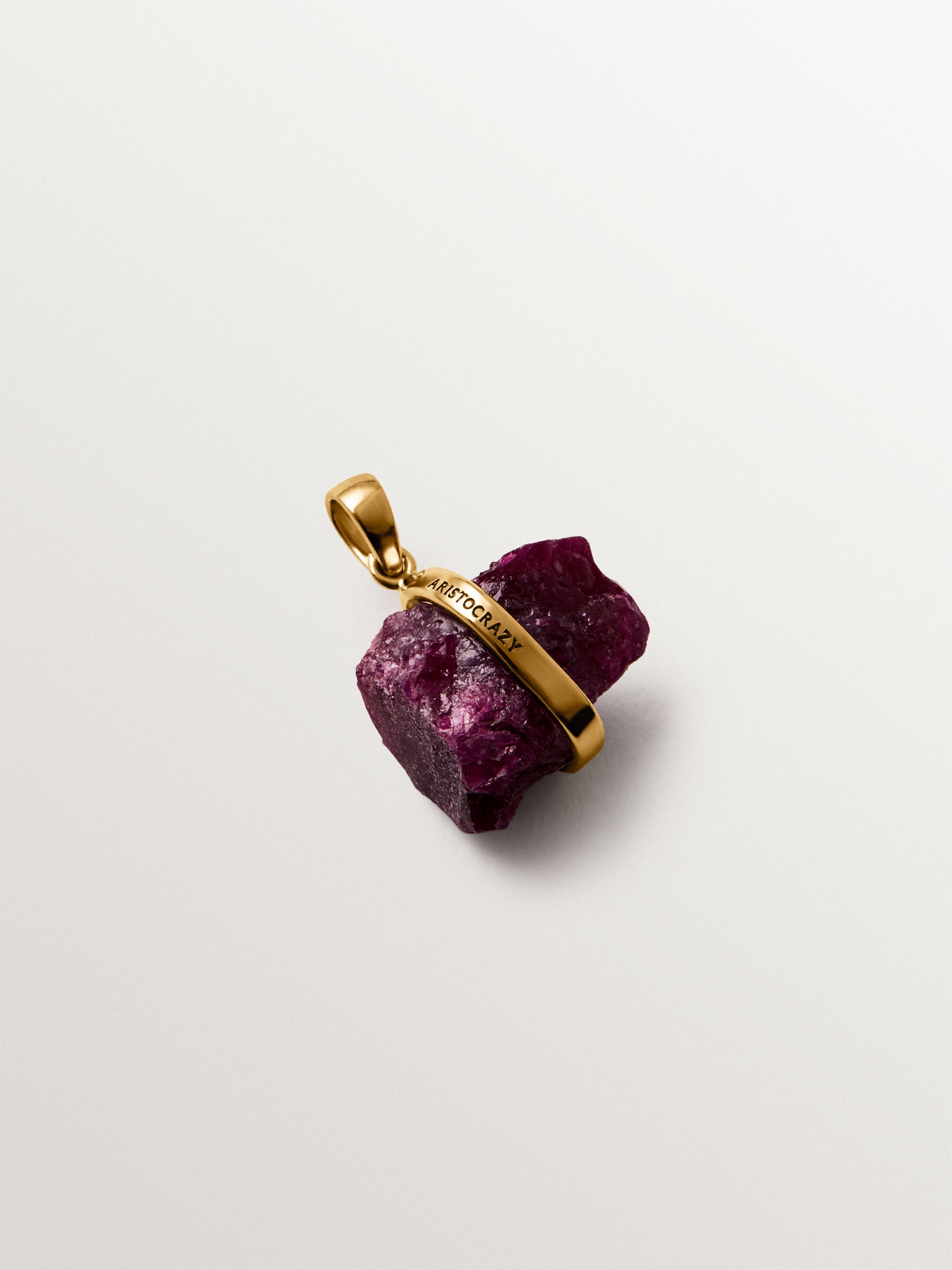 July birthstone charm with ruby