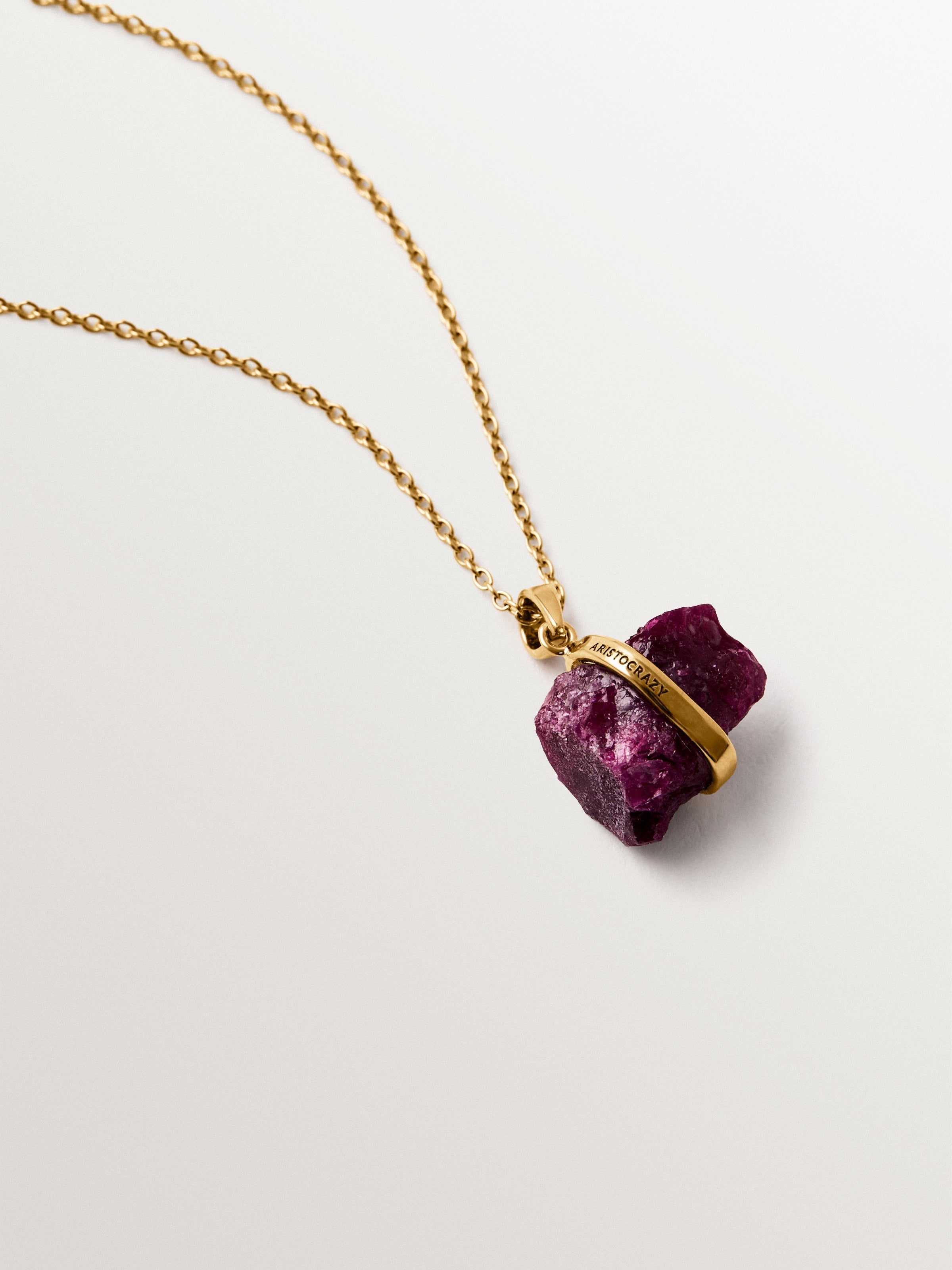 July birthstone charm with ruby