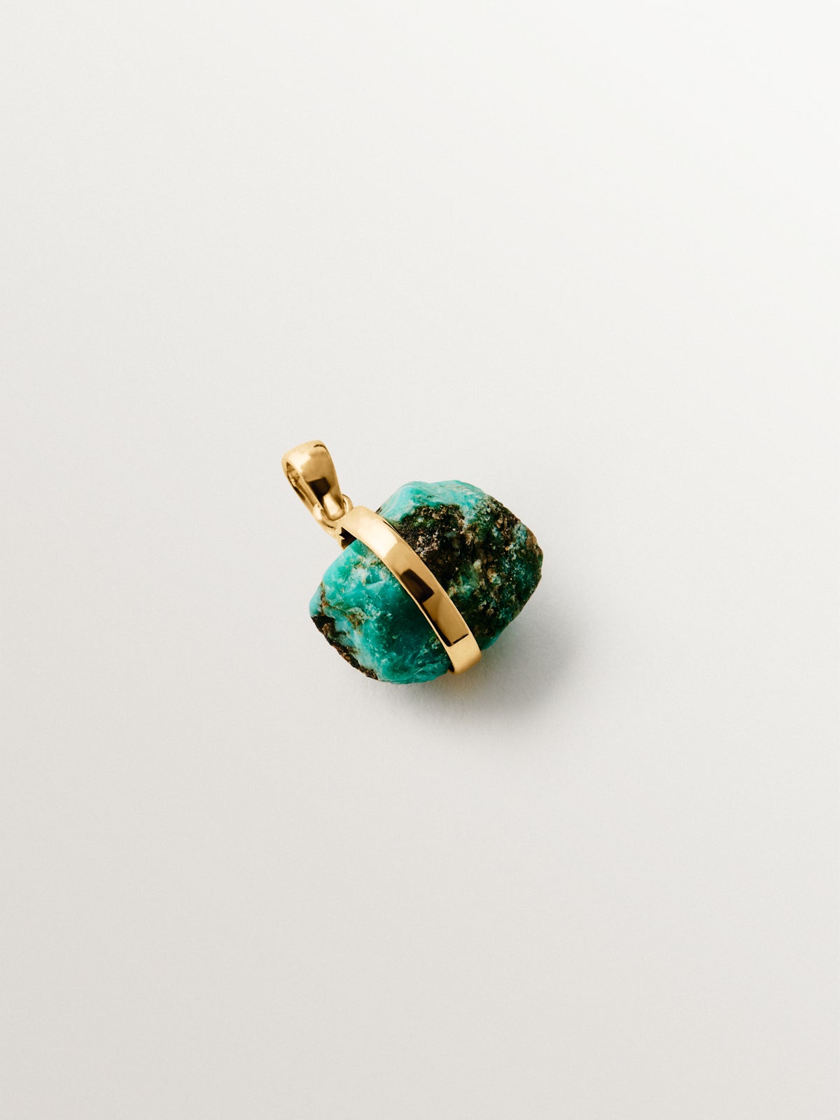December birthstone charm with blue turquoise