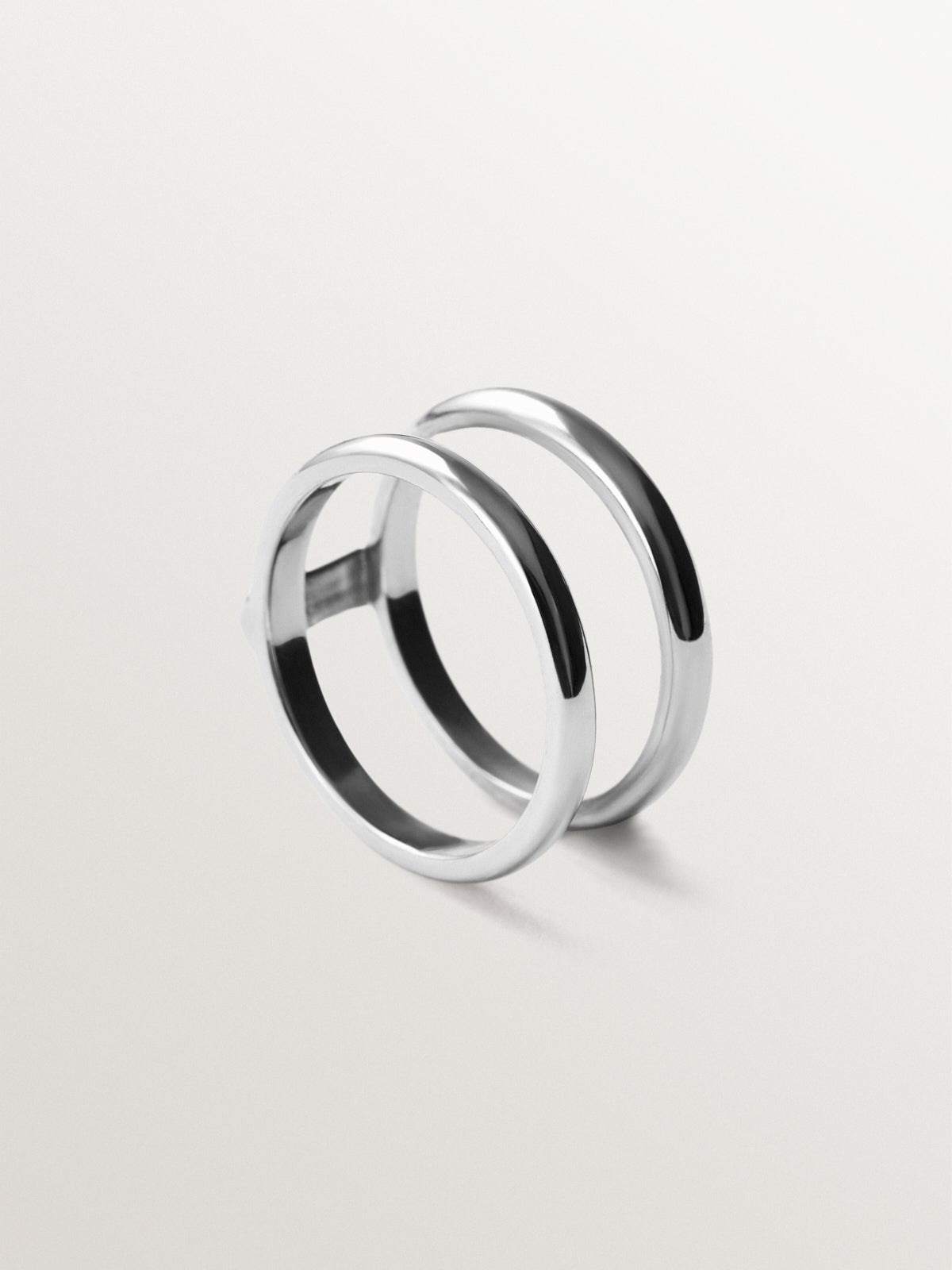 Double 925 Silver Ring