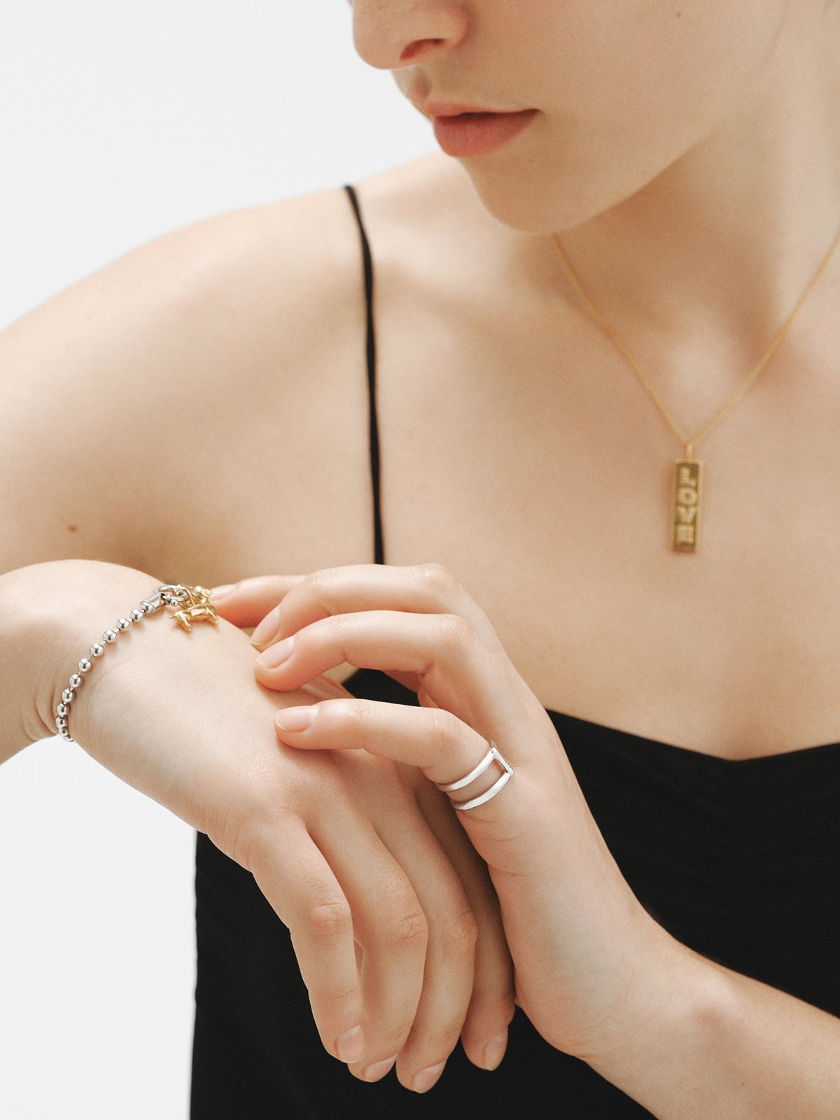 Double 925 Silver Ring