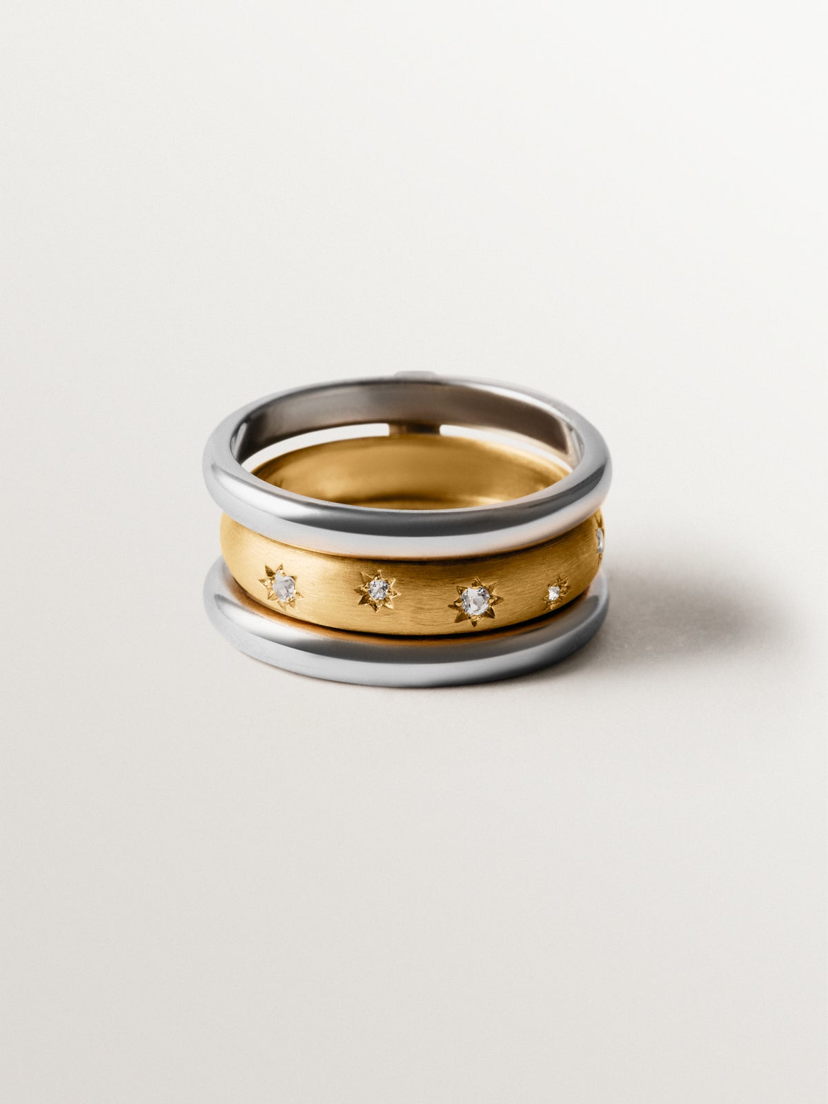 Double 925 Silver Ring