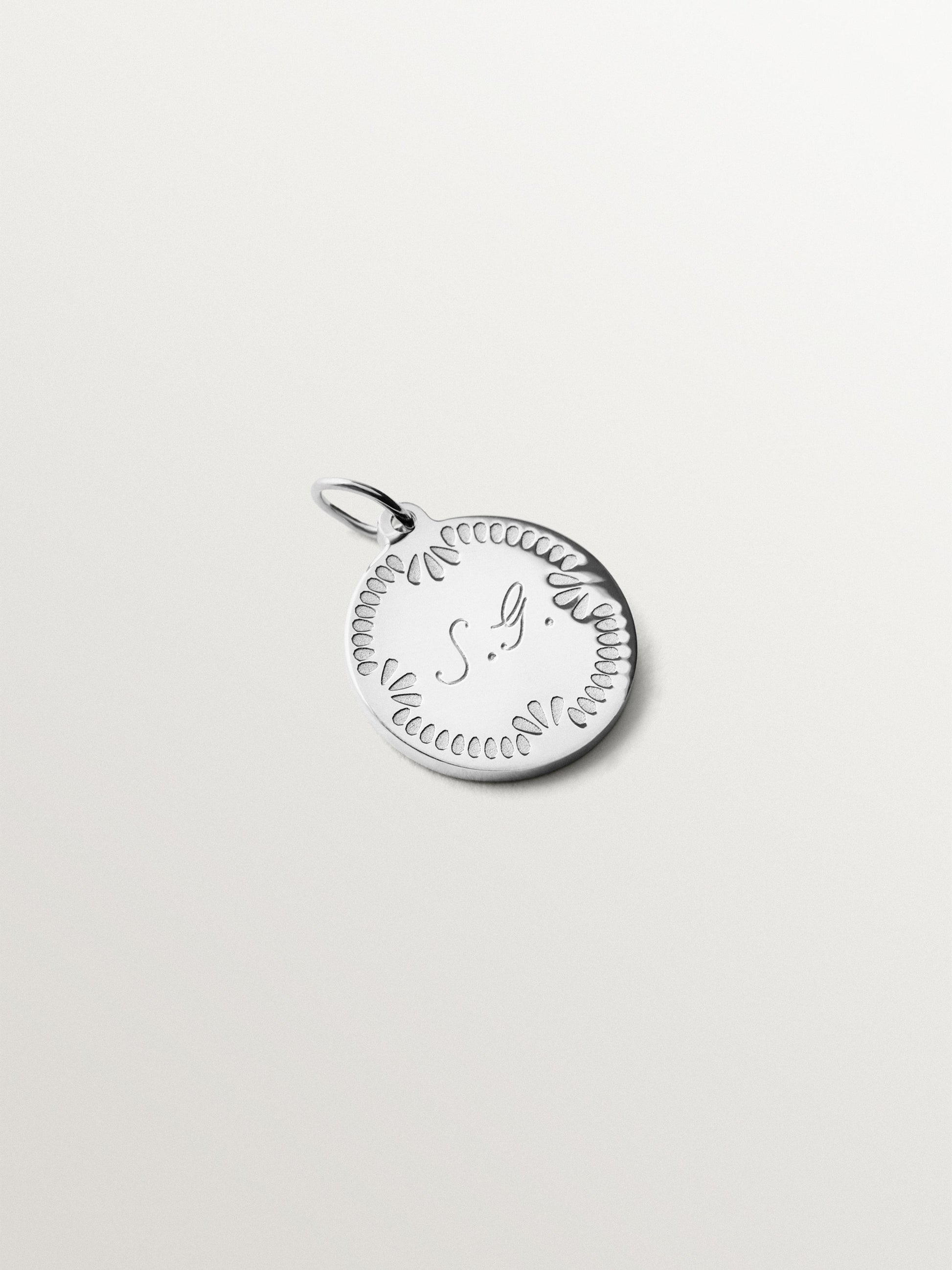 Customizable 925 silver charm