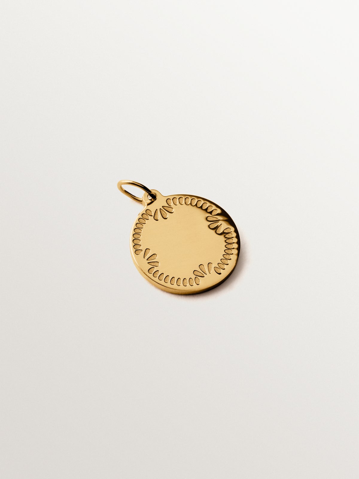 Charme personnalisable en 925 plaqué argent en or 18K