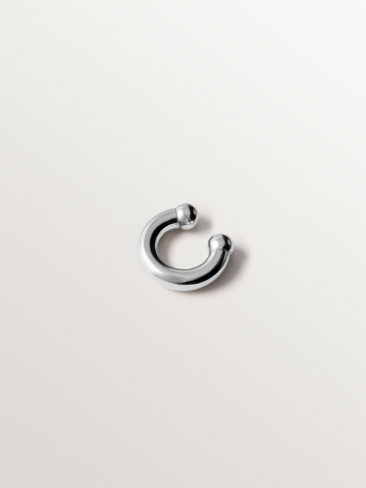 925 silver crossed earcuff plated in 18K yellow gold