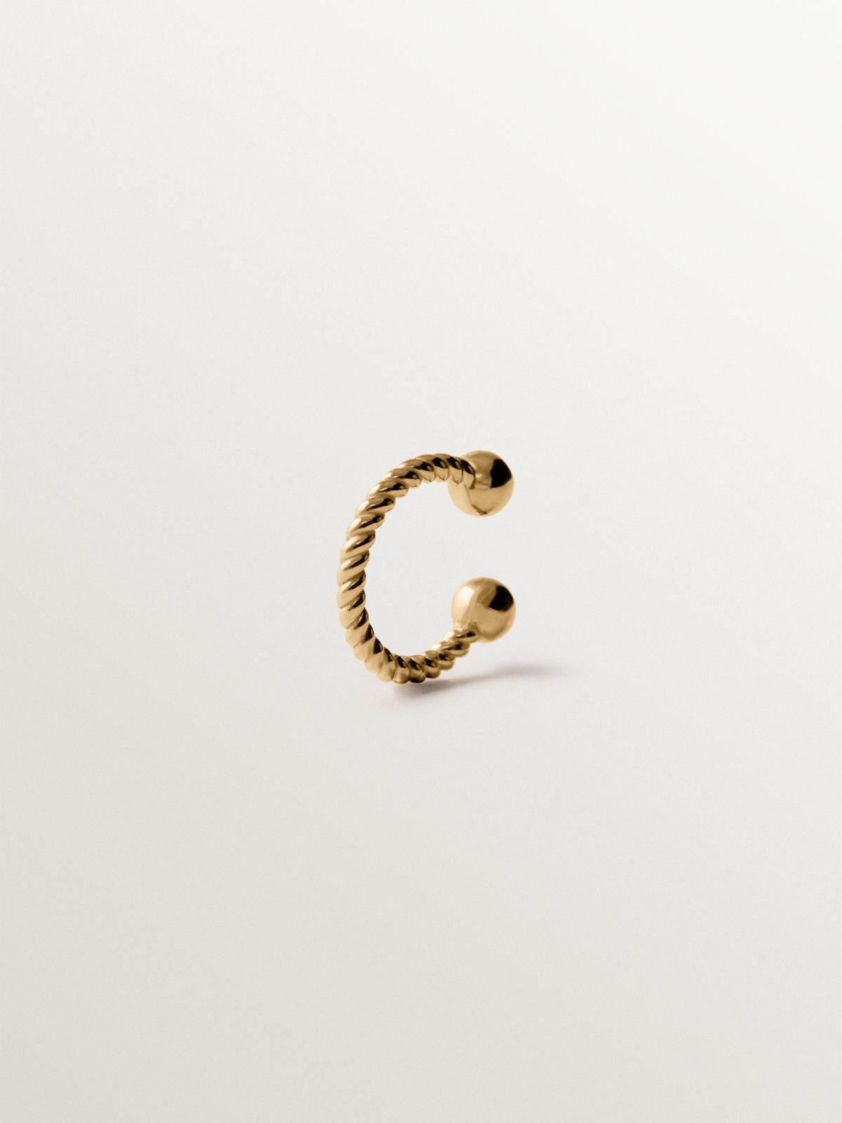 925 silver gallonado earcuff plated in 18K yellow gold