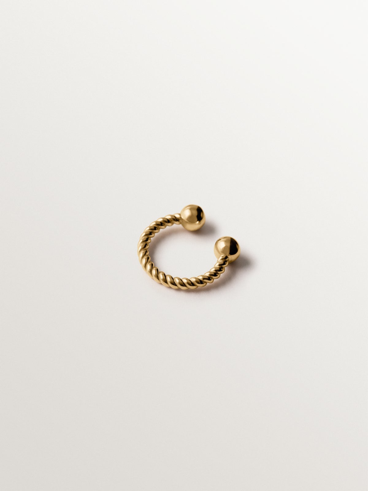 925 silver gallonado earcuff plated in 18K yellow gold