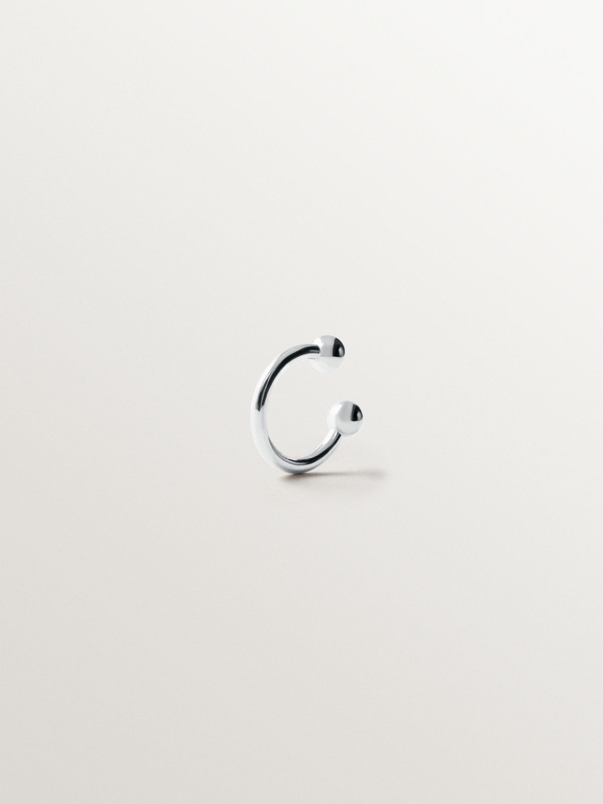 Plain 925 silver earcuff