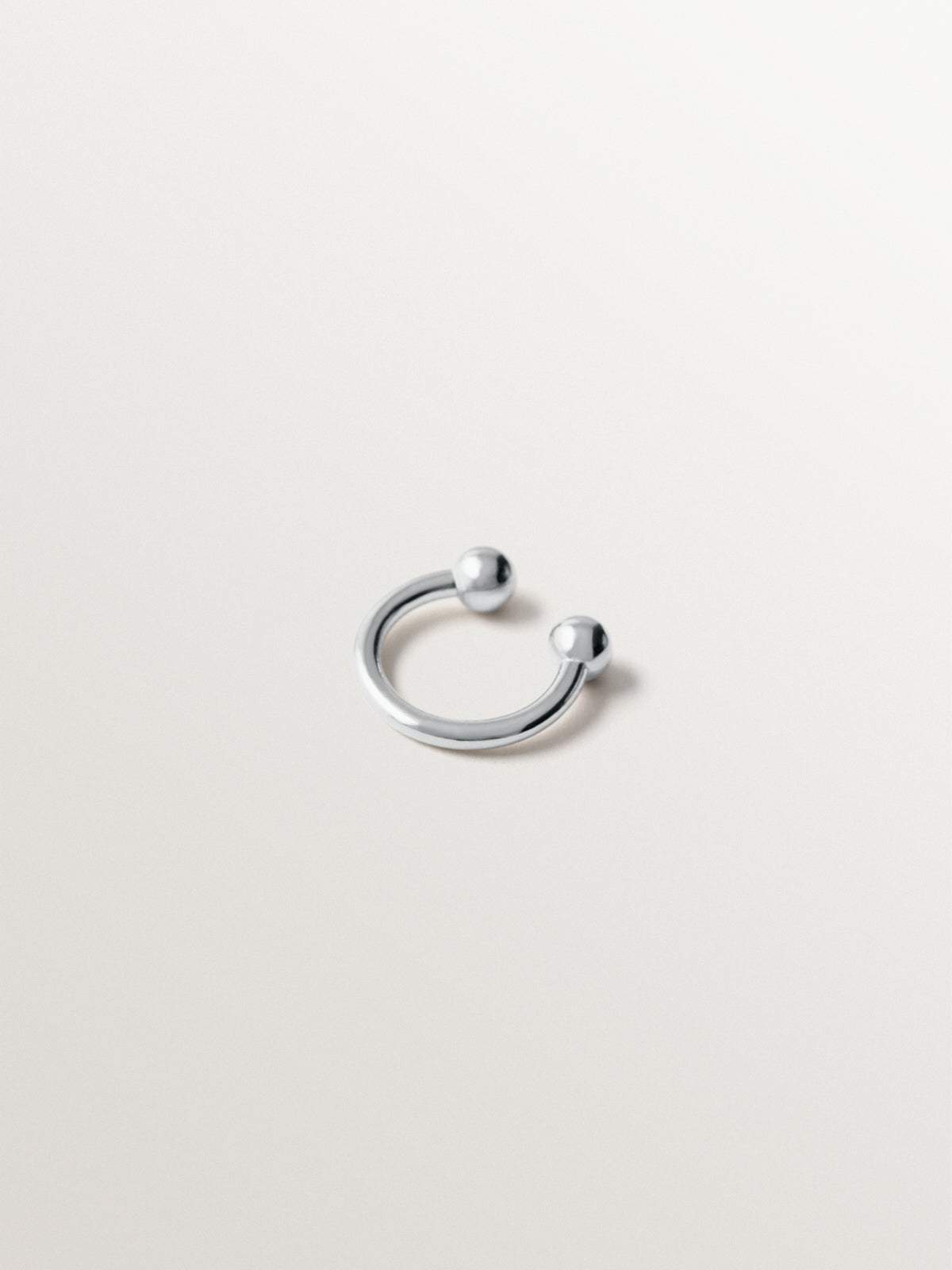 Plain 925 silver earcuff